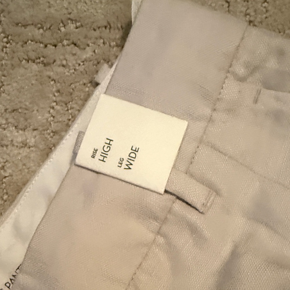 Wilfred Women's Light Cream Trousers - Picture 4 of 9